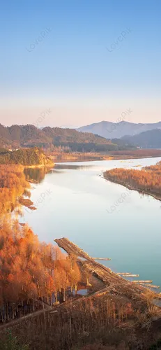 Озеро Обои на телефон река с деревьями и горами на заднем плане