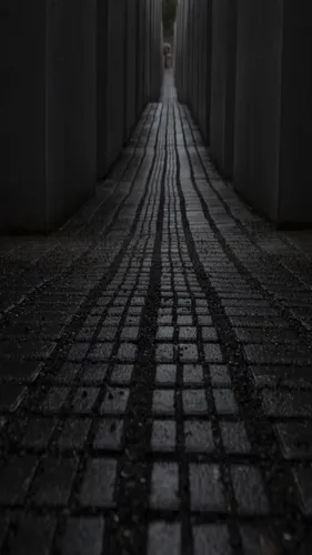 Фото Айфон Обои на телефон кирпичная дорожка с подсветкой