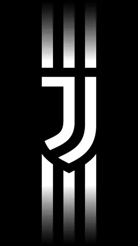 Ювентус Обои на телефон черно-белый логотип