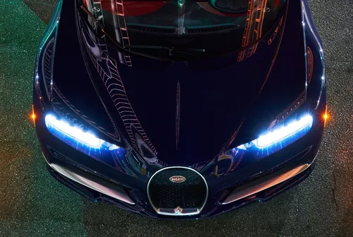 Bugatti Chiron Обои на телефон автомобиль крупным планом