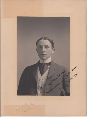 Лен Хаттон, Эдисона Фото портрет мужчины