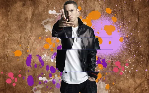 Эминем, Eminem Обои на телефон человек, держащий телефон к уху