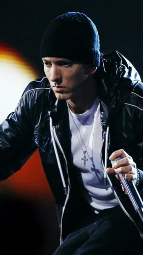 Эминем, Eminem Обои на телефон человек в черной шляпе