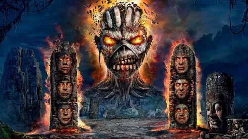 Iron Maiden Обои на телефон скриншот видеоигры