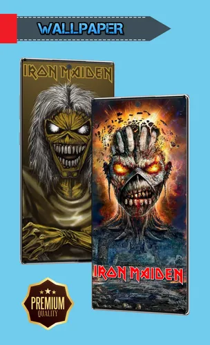 Iron Maiden Обои на телефон плакат с парой мужчин