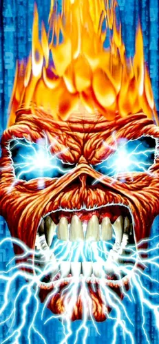 Iron Maiden Обои на телефон морское существо крупным планом
