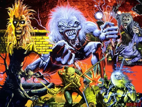 Аями Кодзима, Iron Maiden Обои на телефон изображение
