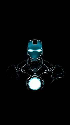 Iron Man Обои на телефон скелет с лампочкой