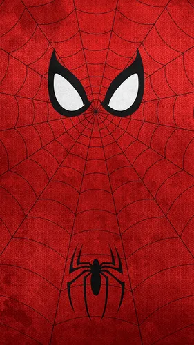 Spider Man Обои на телефон красно-черный дизайн