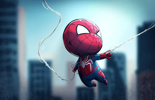 Spider Man Обои на телефон воздушный шар в воздухе