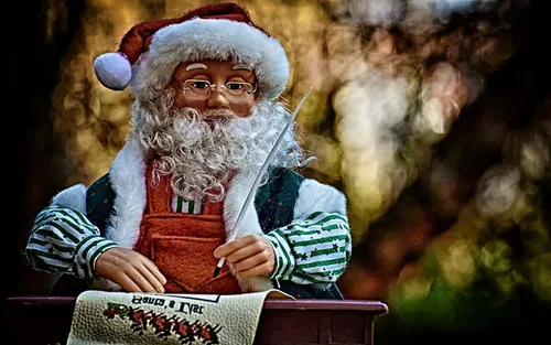 Дед Мороз Обои на телефон человек в одежде санты