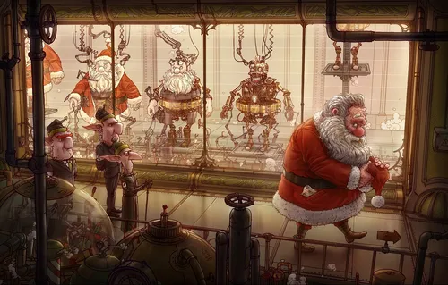 Дед Мороз Обои на телефон мужчина, сидящий в кресле