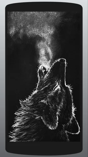 Картинки Волк Обои на телефон черно-белая фотография мужского лица