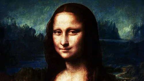 Мона Лиза Обои на телефон мужчина с длинными волосами