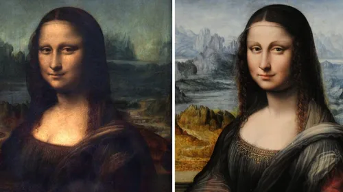 Мона Лиза Обои на телефон коллаж женщины