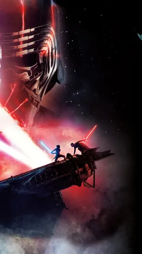 Star Wars 4K Обои на телефон группа людей на космическом корабле