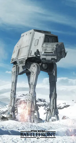 Star Wars 4K Обои на телефон робот на снегу