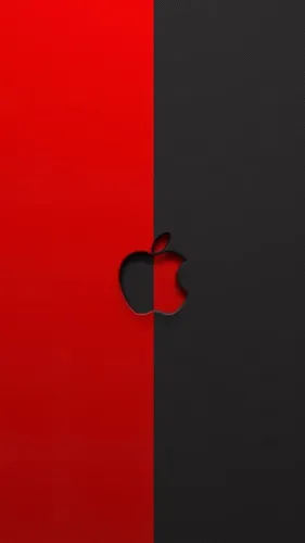 Красного Цвета Обои на телефон красно-черный логотип