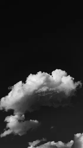 Рисунок Черные Обои на телефон большое облако дыма