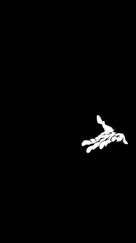 Рисунок Черные Обои на телефон белый свет в темноте