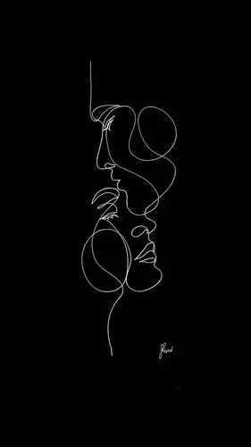 Рисунок Черные Обои на телефон черный фон с белым кругом и черным фоном