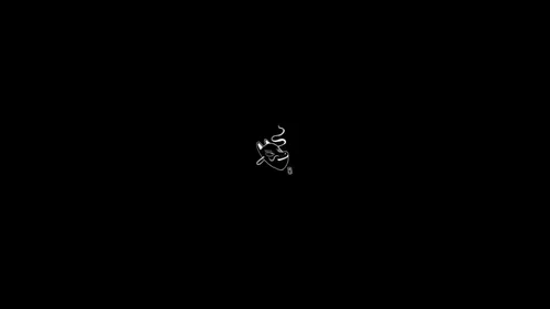 Рисунок Черные Обои на телефон логотип на черном фоне