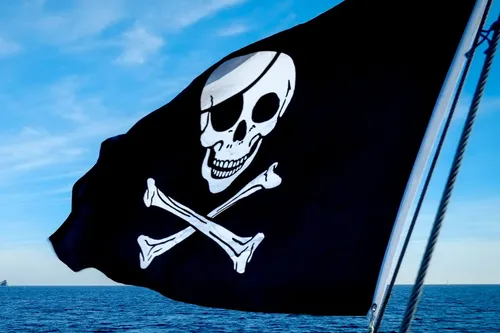 Torrent Обои на телефон пиратский корабль с черепом и скрещенными костями спереди