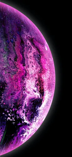 Айфон 10 Обои на телефон крупный план фиолетового и розового овоща