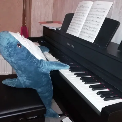 Акула Из Икеи Обои на телефон синяя птица на пианино