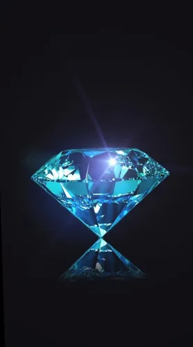 Алмазы Обои на телефон синий хрустальный шар