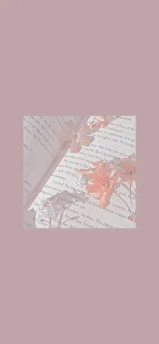 Винтаж Обои на телефон лист бумаги с цветком