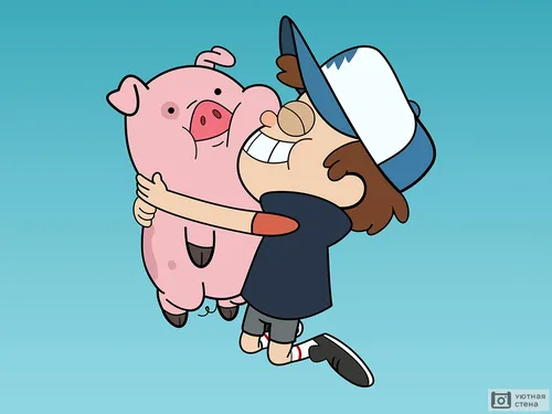 Гравити Фолз Пухля Обои на телефон карикатура свиньи