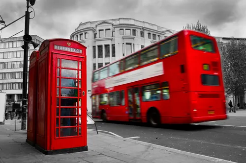Лондон Обои на телефон красный двухэтажный автобус