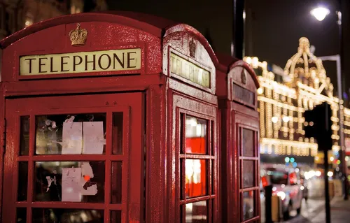 Лондон Обои на телефон красная телефонная будка