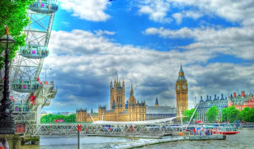 Лондон Обои на телефон мост через реку, ведущий к большому зданию с башнями