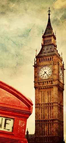Лондон Обои на телефон башня с часами с флюгером