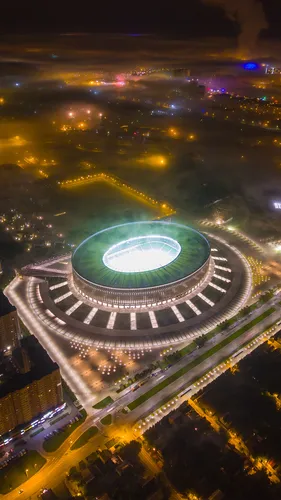 Фк Краснодар Обои на телефон Стадион Маракана с огнями ночью