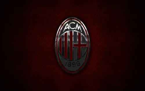 Фк Милан Обои на телефон красно-черный логотип