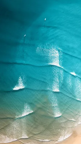 Цвета Морской Волны Обои на телефон большая голубая волна