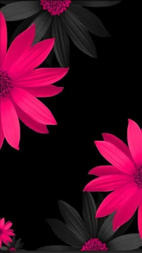 Цветочки Обои на телефон группа розовых цветов