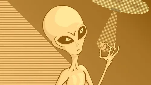 С Инопланетянами Обои на телефон карикатура девушки, держащей лампочку