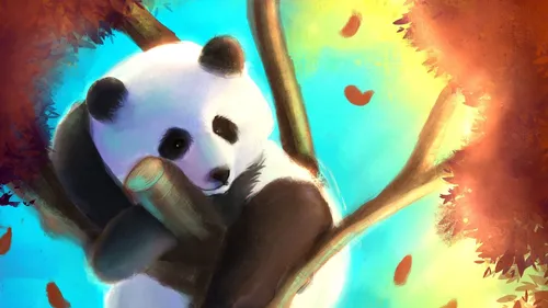 С Пандами Обои на телефон панда с игрушкой