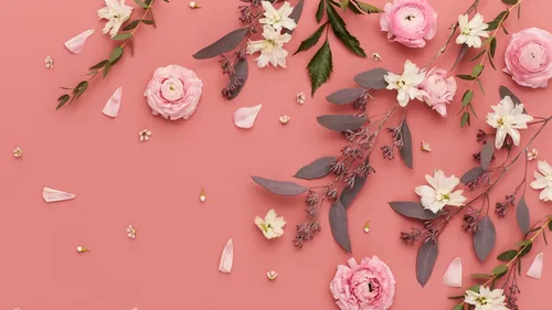 Осенние Пинтерест Обои на телефон розовая стена с цветами