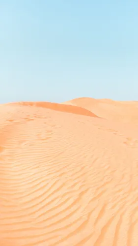 Пустыня Обои на телефон песчаная пустыня с голубым небом