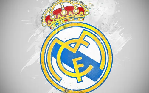 Реал Мадрид Обои на телефон логотип на стене
