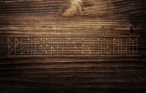 Славянские Руны Обои на телефон деревянная табличка с надписью