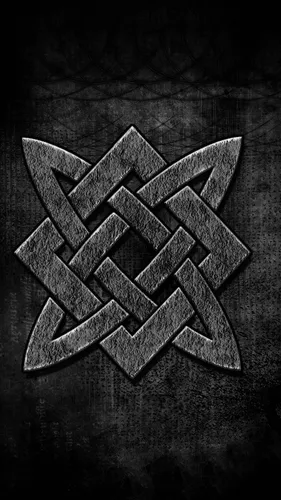 Славянские Руны Обои на телефон черно-белое изображение логотипа