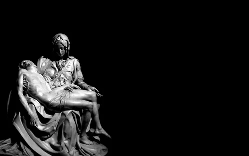 Екатерина Сиенская, Сотворение Адама Обои на телефон статуя женщины и мужчины
