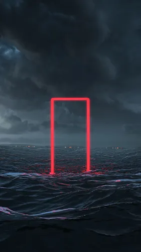 Телефон На Айфон Обои на телефон красная арка посреди водоема
