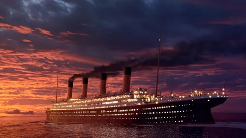 Титаник Обои на телефон большой корабль ночью